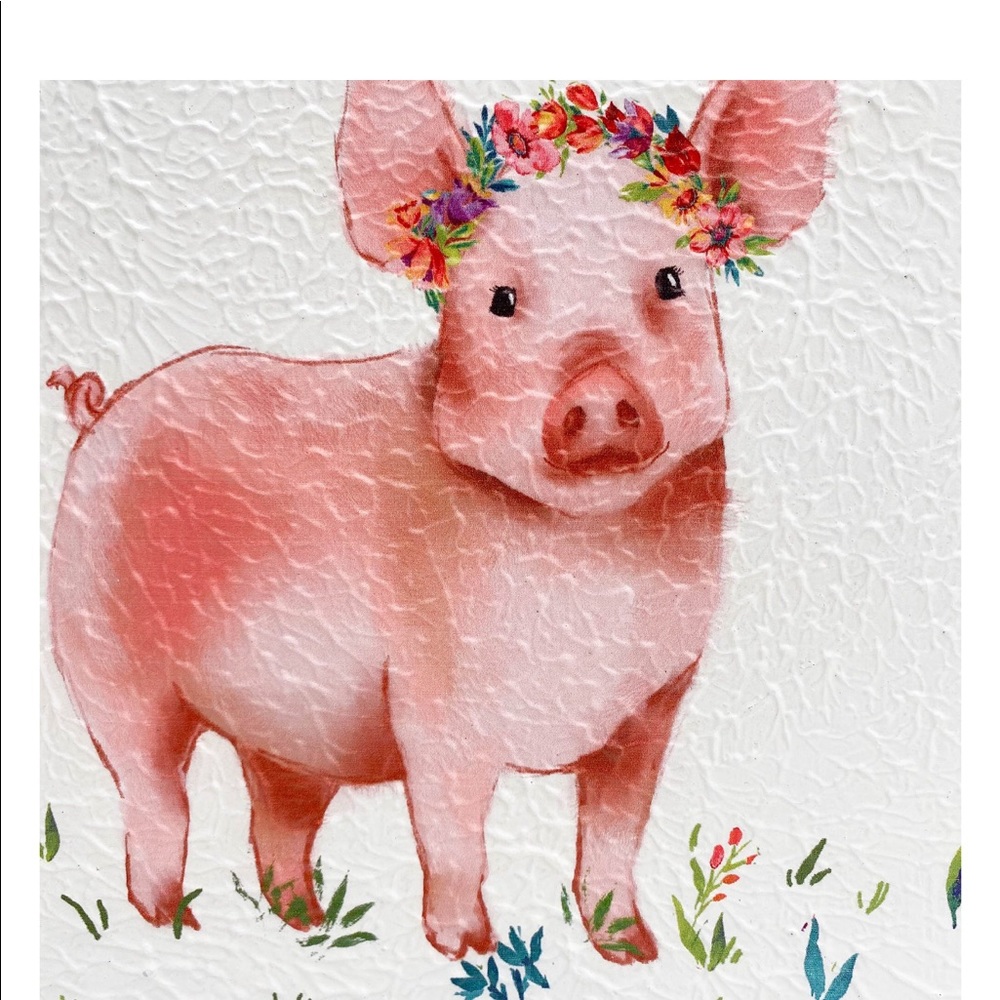 The Pioneer Woman Spring  Pig Sign - Picture 2 of 6
